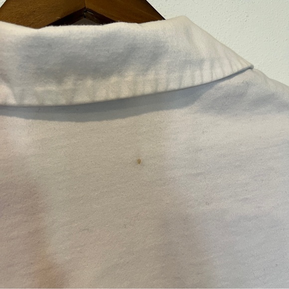 Vintage Blair Chevron Color Block 1/4 Zip Pullover Short Sleeve Shirt - Picture 4 of 7